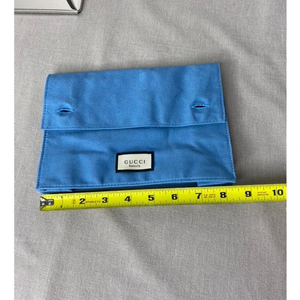 Gucci beauty light blue‎ travel pouch